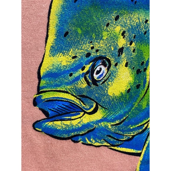 NWT Quiksilver Men's Small Orange T Shirt Waterman Collection Mahi Mahi - Picture 8 of 10